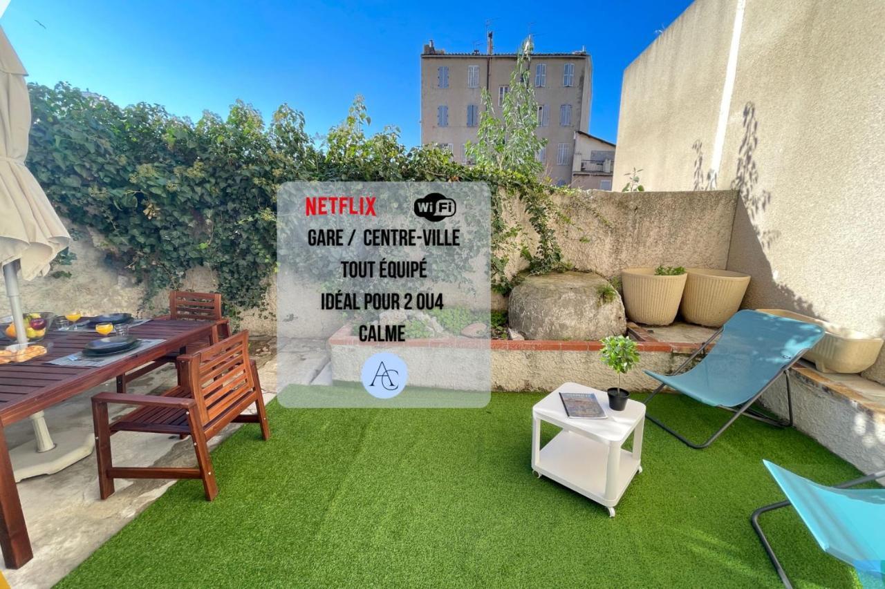 Apartament Le Grand Bleu Terrasseclimwifinetflix Proche Gare-Centre Marsylia Zewnętrze zdjęcie